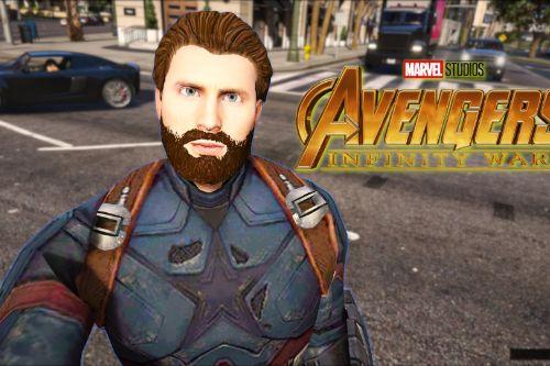 [2k texture face] Captain American-Chris Evans-Infinity War